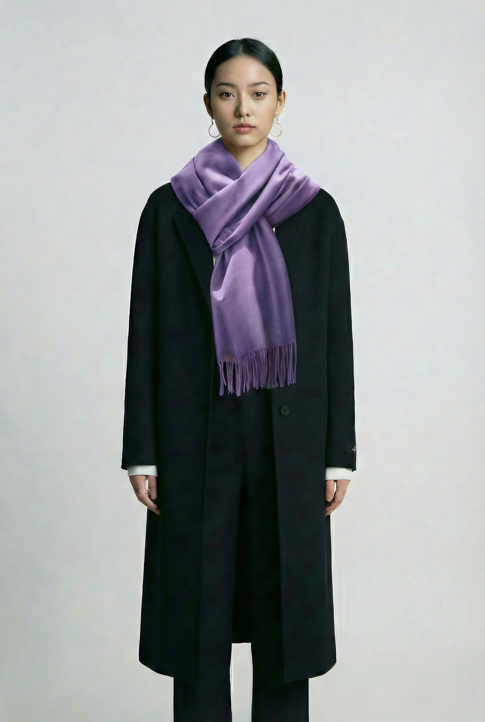 100% Cashmere Scarf · Gradient Color Design - 我的商店