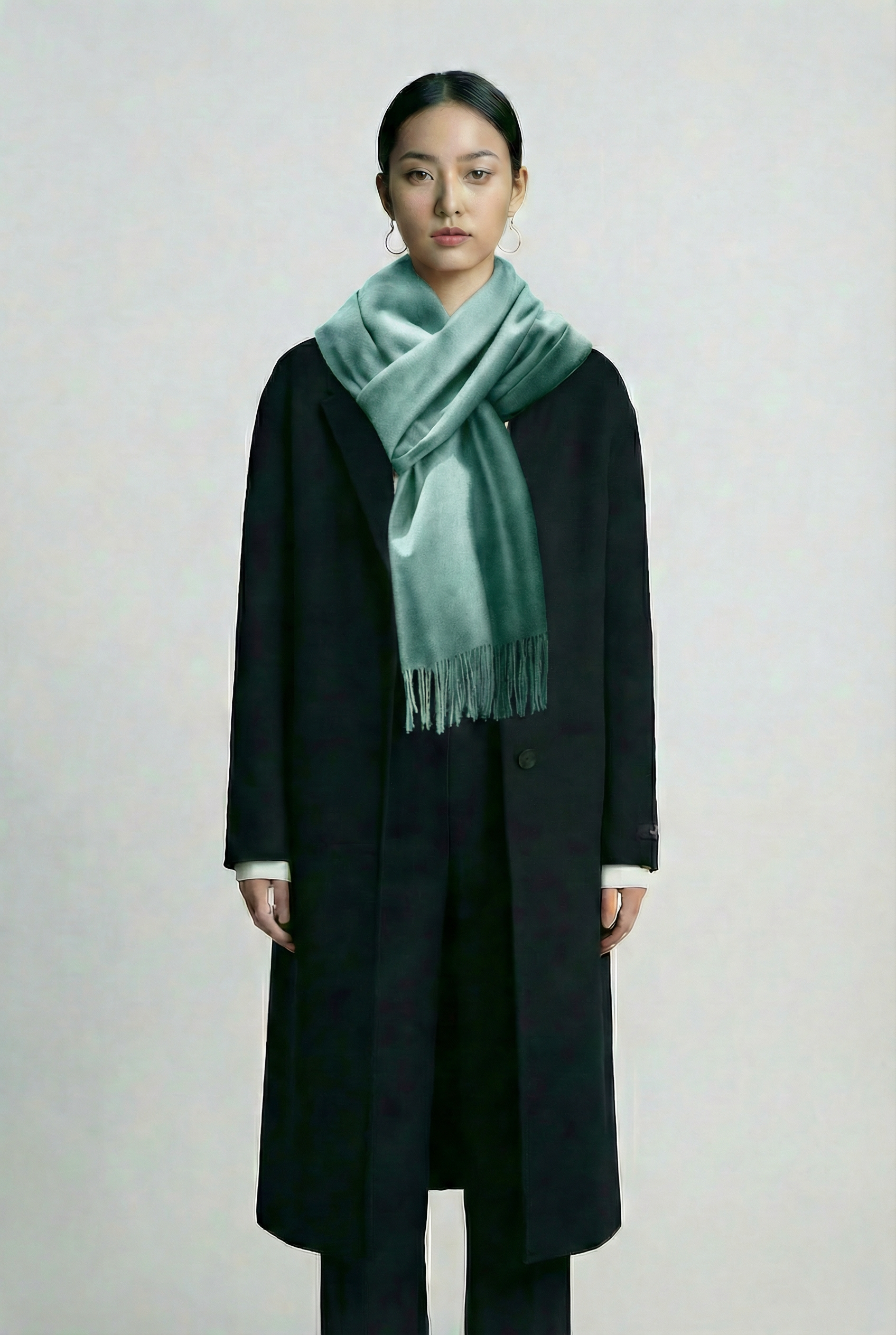 100% Cashmere Scarf · Gradient Color Design - 我的商店